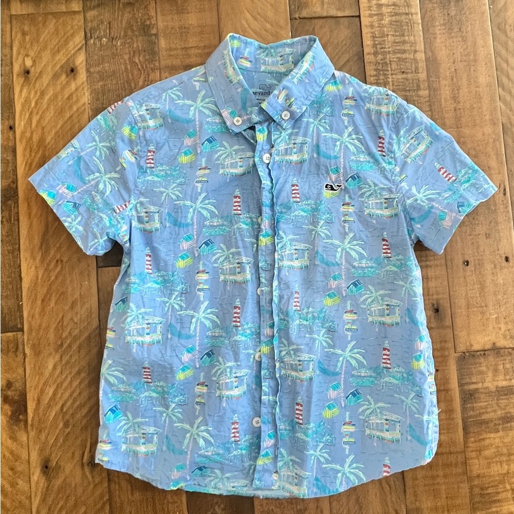 Vineyard Vines Boys Button Down Sz-6